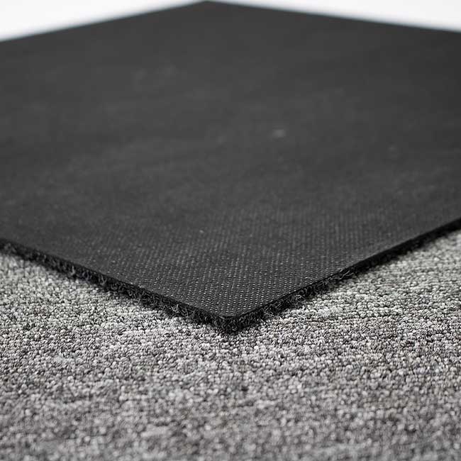Close picture of a carpet tile